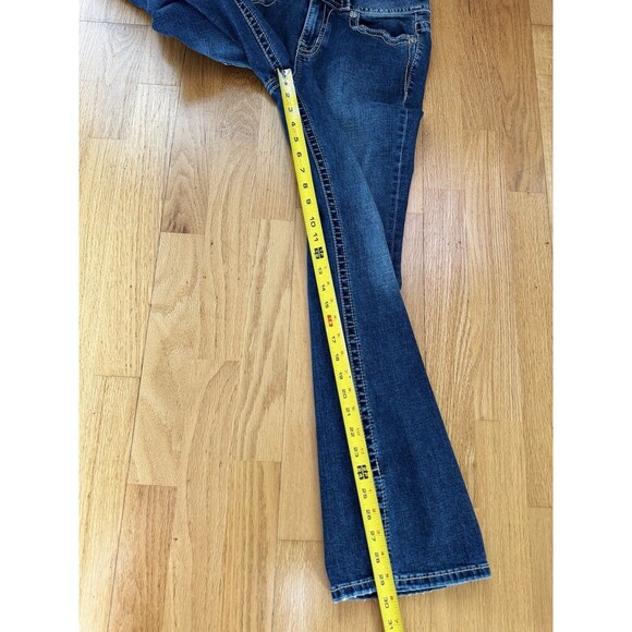 Miss Me Nova Jane Mid-Rise Bootcut Jeans Sz 28 Streetwear Y2K Western Cowgirl - Picture 10 of 16